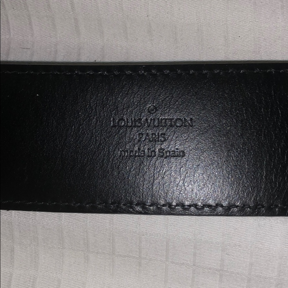 Louis Vuitton Mens Black Belt - Picture 5 of 5